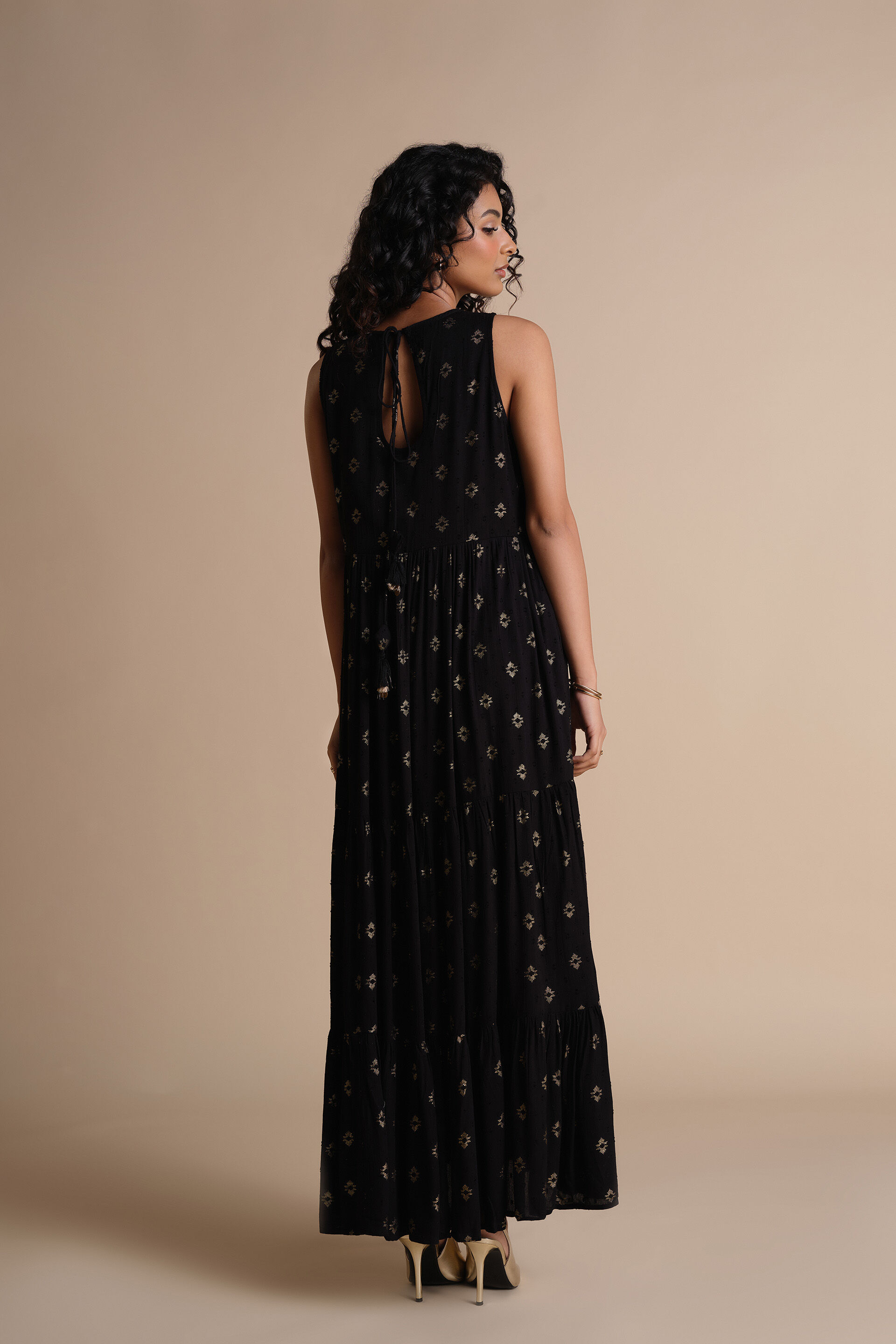 Sitara Sky Maxi Gown, Black, image 6
